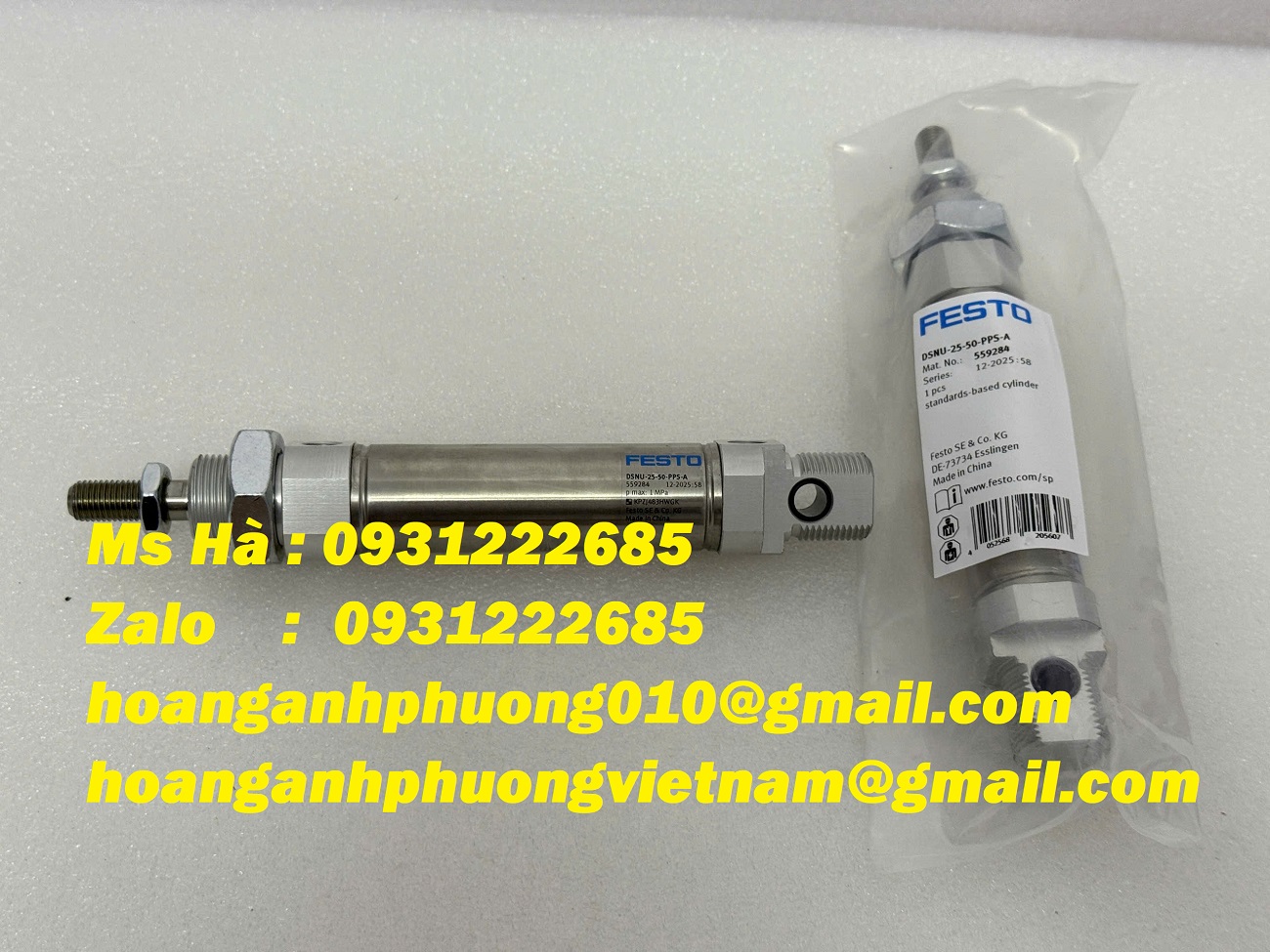 Festo - Xi lanh nhập - giá ưu đãi toàn quốc - DSNU-25-50-PPS-A